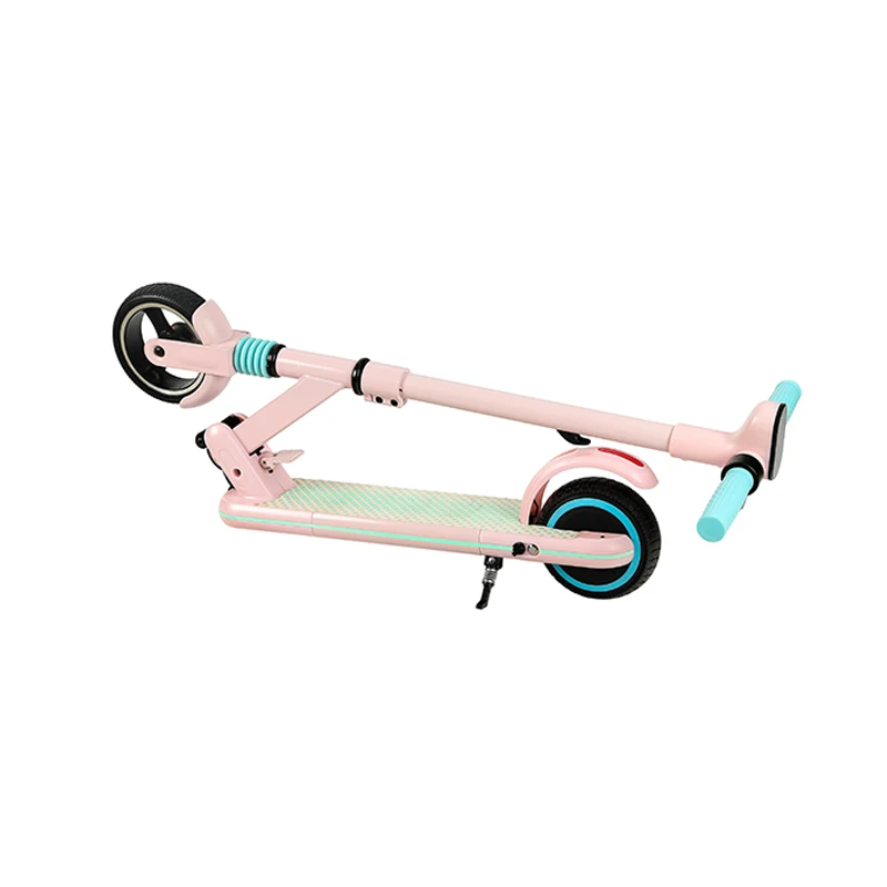 Light Rain S3 Electric Scooter For Kids Children 130W Motor 24V/1Ah Battery 14Km/h Max Mileage Range 8KM Escooter 6.5 Inch Tires