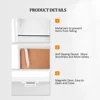 Pantry Cabinet,Tall White Kitchen Storage Cabinet with 2 Doors and Adjustable Shelves, 59" H Food Storage Freestanding Cupboard 6