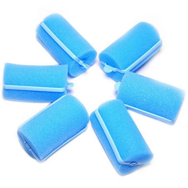 Magic Sponge Foam Cushion Hair Styling Rollers Foam Soft Sponge Hair Roller Curler 24X 2.0Mm hair curler