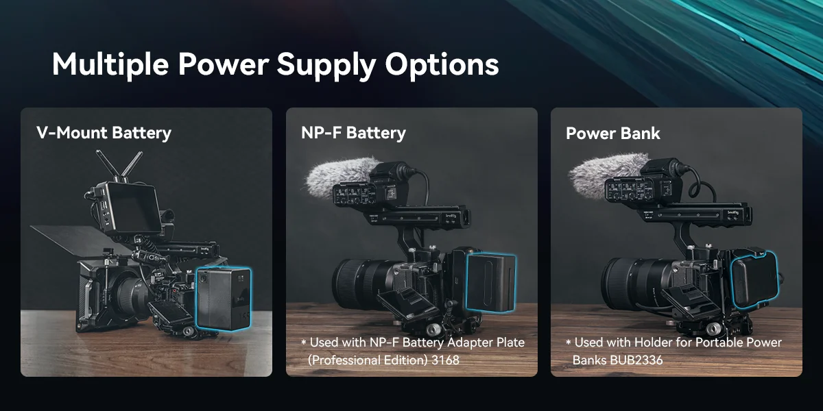 SmallRig Universal Compact V-Mount Battery Plate Mounting System 4063 4064 For S