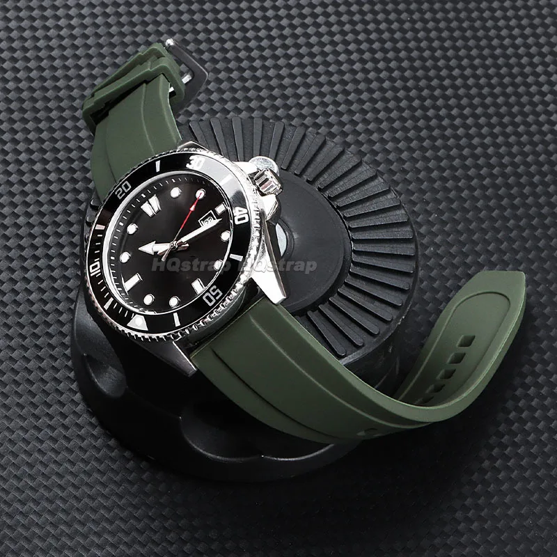 Premium Waterproof Silicone Sport Strap - Quick Release, Multiple Colors