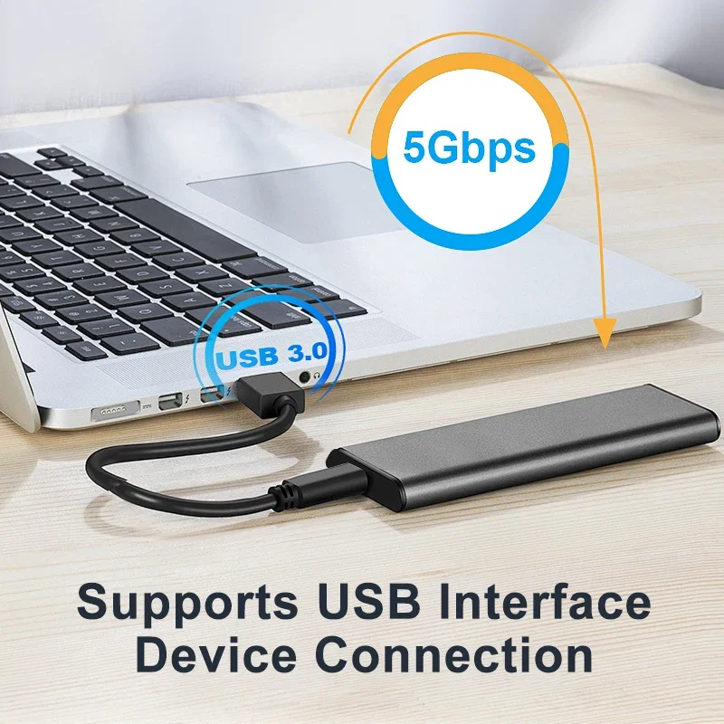 USB 3.1 C Ÿ-M.2 NGFF SSD  , ܺ Ŭ ̽, ˷̴ ձ ָ Ʈ  ϵ ũ ڽ 
