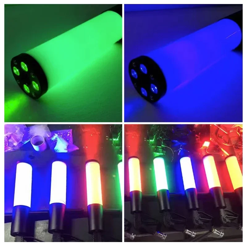 Stage Special Effect Mini Handheld Carbon Dioxide Jet Led Gun Co2 Gas Column Gun Smoke Jet Fog Machine Gun
