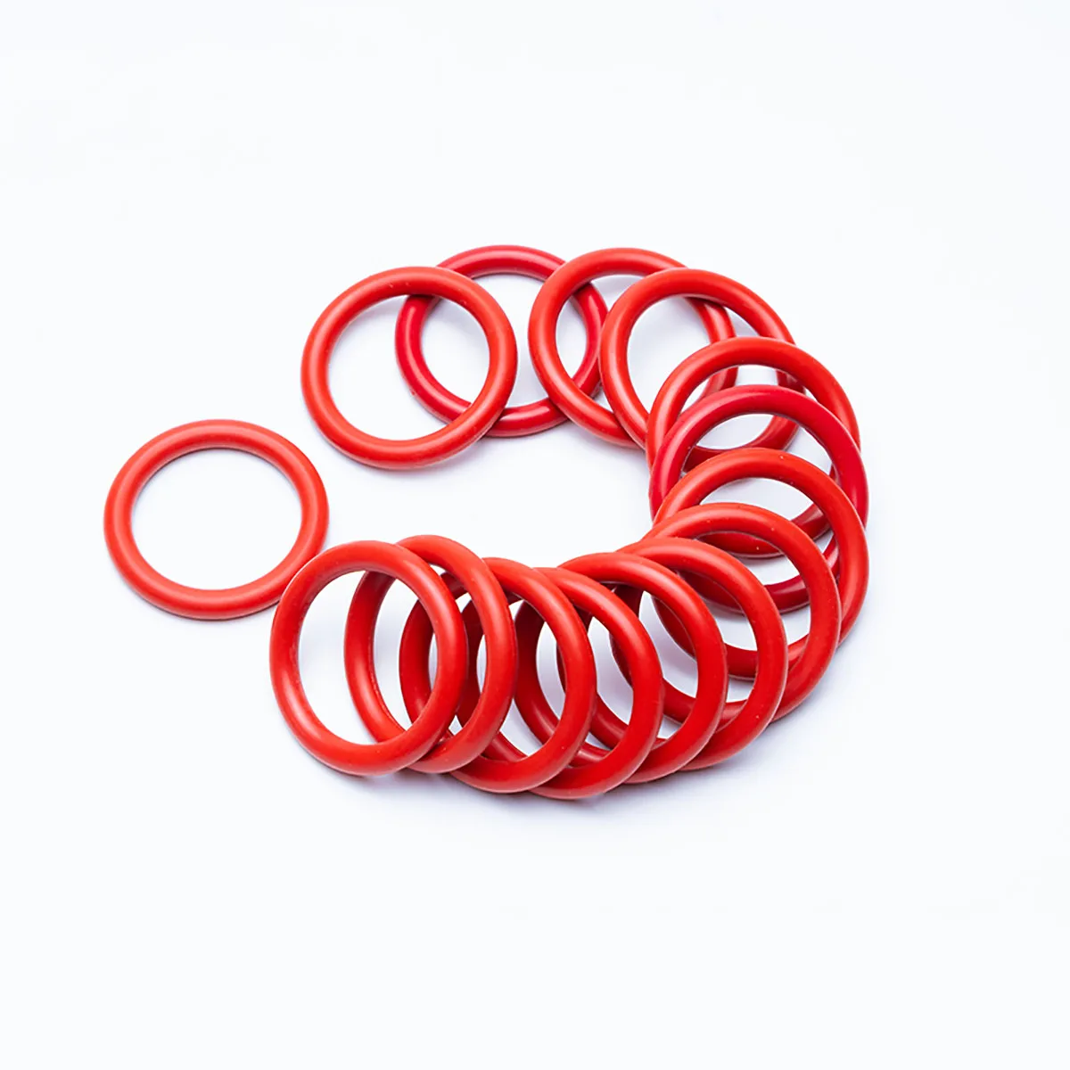 

100Pcs CS 2.2mm Red Silicone O-Ring VMQ Food Grade Sealing Ring Gasket Washer OD 6mm - 30mm Waterproof Heat-Resistant Insulated