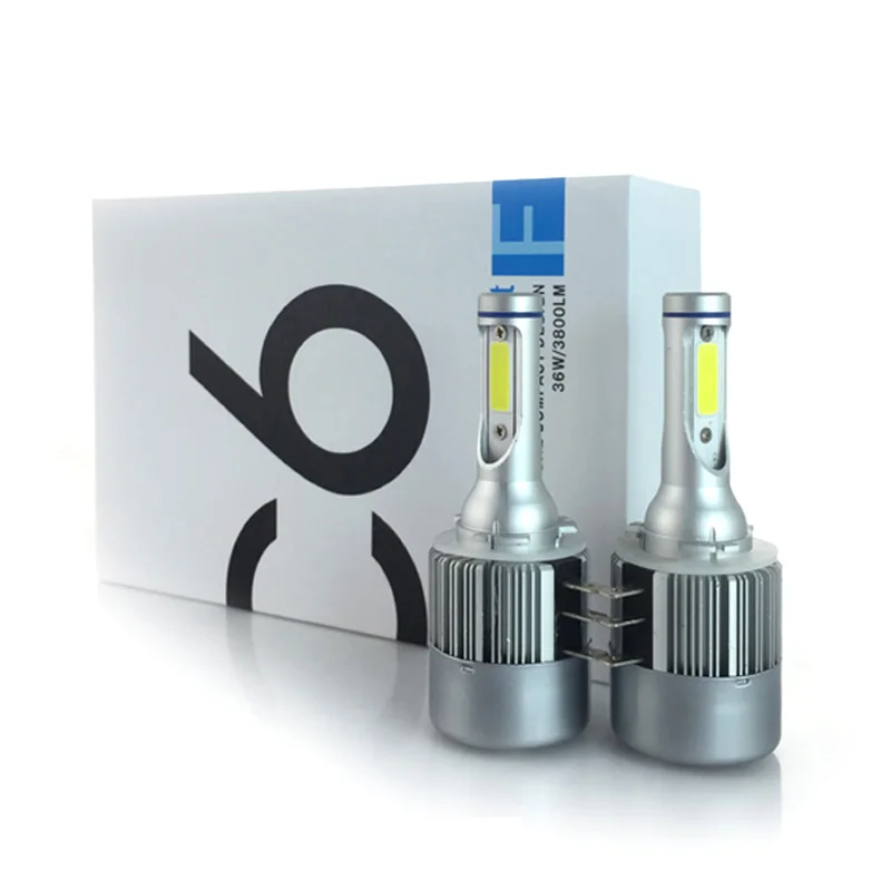 2 Pz H15 Faro Auto Cob Lampadine Auto Auto Auto Led Faro Auto Lampada Per Benz Audi Bmw Vw H15 Lampadina Led 80W 8000Lm