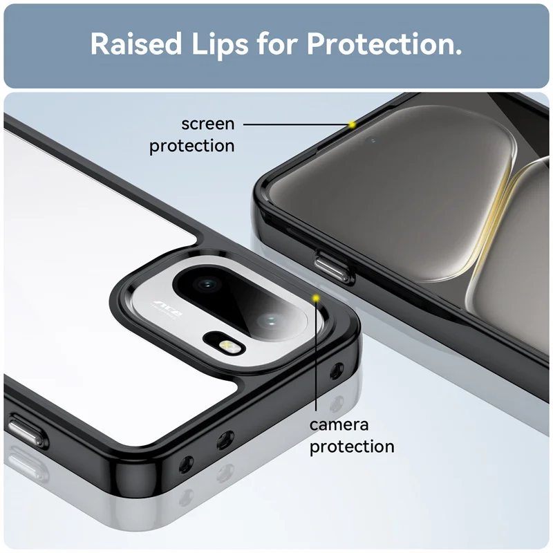 Vibrant Transparent Protective TPU Case - Clear Shield Cover