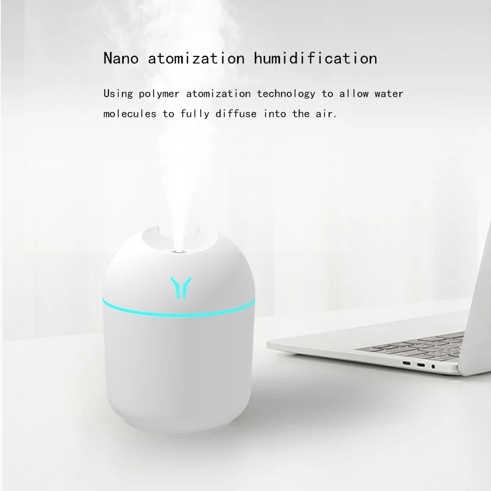Mini Car Air Humidifier USB Air Purifier Freshener LED Lamp Aromatherapy Diffuser Mist Maker for Home Auto Mini Car Humidifiers air humidifier air freshener air purifier