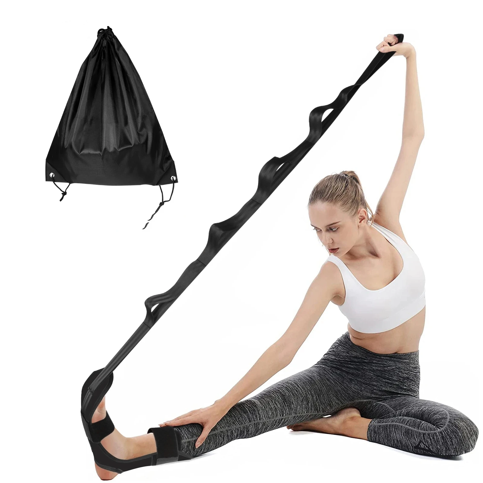 Yoga strap fascia stretcher for foot leg stretching rehabilitation, yoga strap, aerial yoga strap
