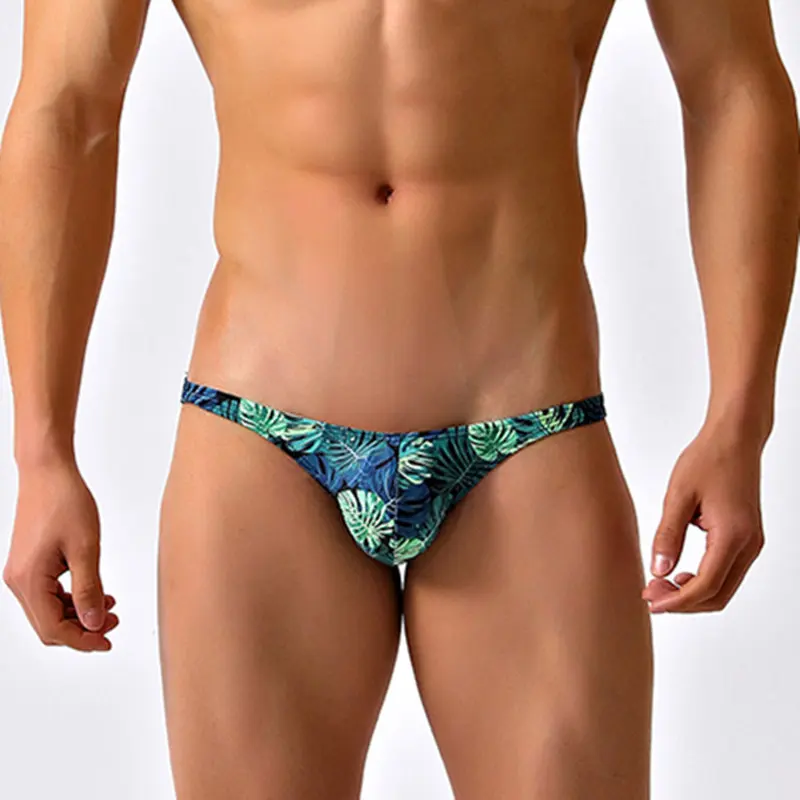 Sexy Bikini Swimwear Men Swim Briefs Mini Low Waist Swiming Trunks