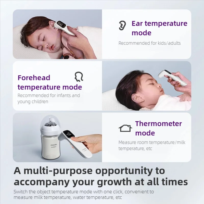 Ear Thermometer PHILIPS AVENT Medical Household Digital Non-contact Laser Body Thermometer LCD Baby Adult Fever Temperature