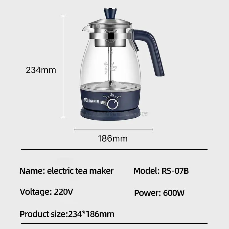 1L Electric Kettle Tea Maker Health Preseving Pot Glass Tea Infuser Pot  Automatic Keep Warm Water Kettle with Filter 220V - AliExpress