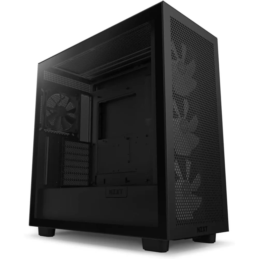 CM-H71FG-01-ATX Mid Tower PC Gaming Case-Front I/O USB Type-C Port Quick-Release Tempered Glass Side Panel