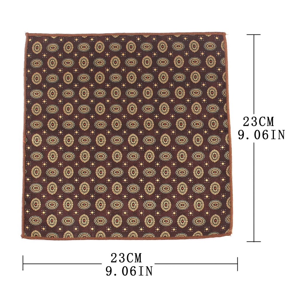Men's Pocket Square Floral Chest Towel Woven Hanky Gentlemen Hankies Men's Suit Handkerchief Pocket Towel pocket square mini handkerchief