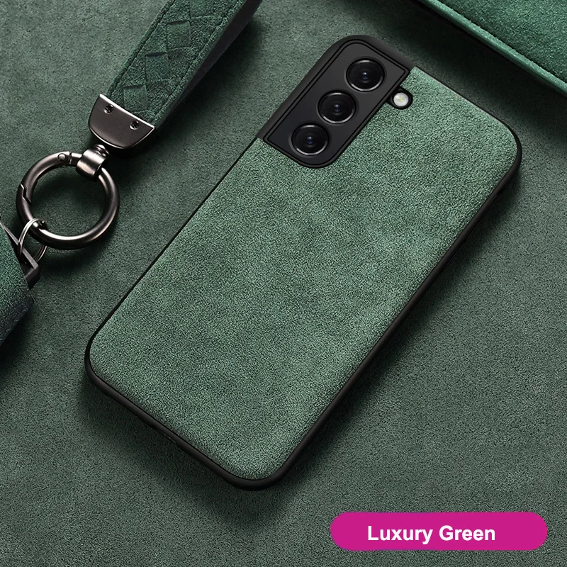 thumbnail image 1 of Luxury Case For Samsung Galaxy S24 S23 S22 S21 S20 S10 Plus Note 10 20 Ultra A32 A52 Leather Suede Fur Silicone Hard Back Cover, 1 of 5