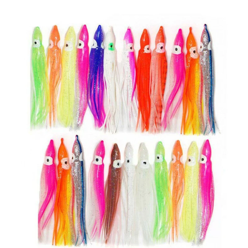 

Durable Useful Accessories Fishing Lures Fishing Part Octopus PVC Saltwater Sea Skirt Soft Supplies Tools Bait
