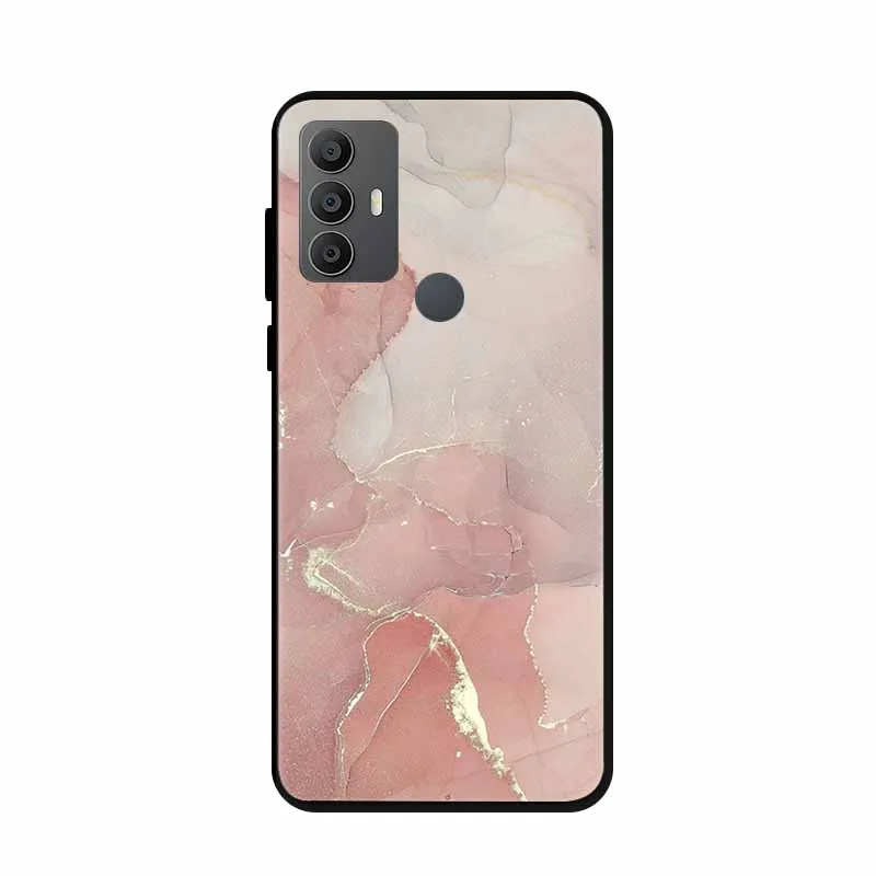 Elegant Marble Silicone Shockproof Phone Case - Soft, Durable Protection