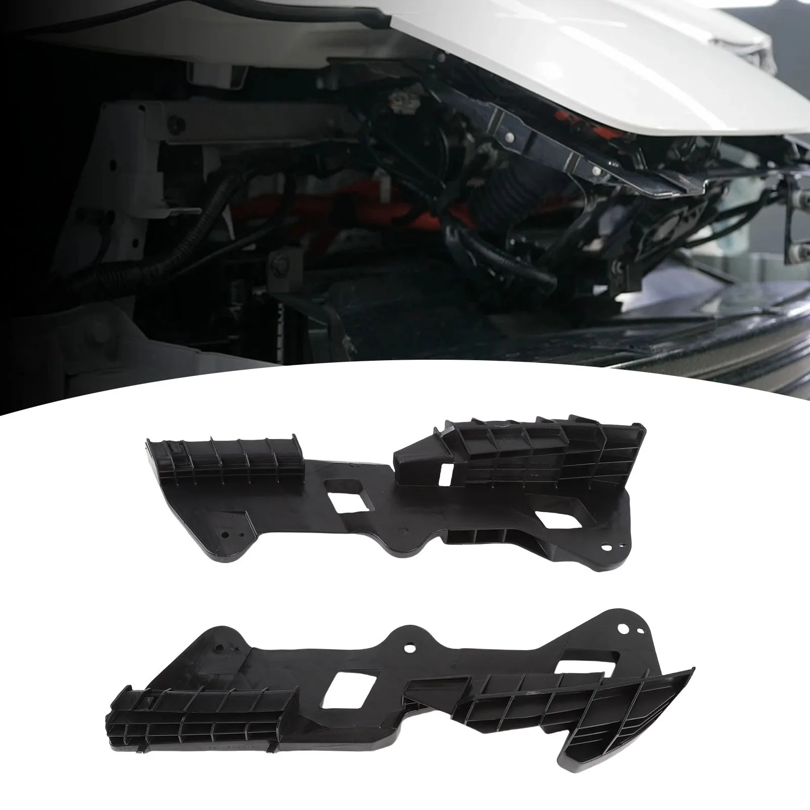 5211533090 Front Bumper Bracket LX1027100 Bumper Face Bar Bracket Retainer Mounting Brace Replacement For ES350 2007-2009