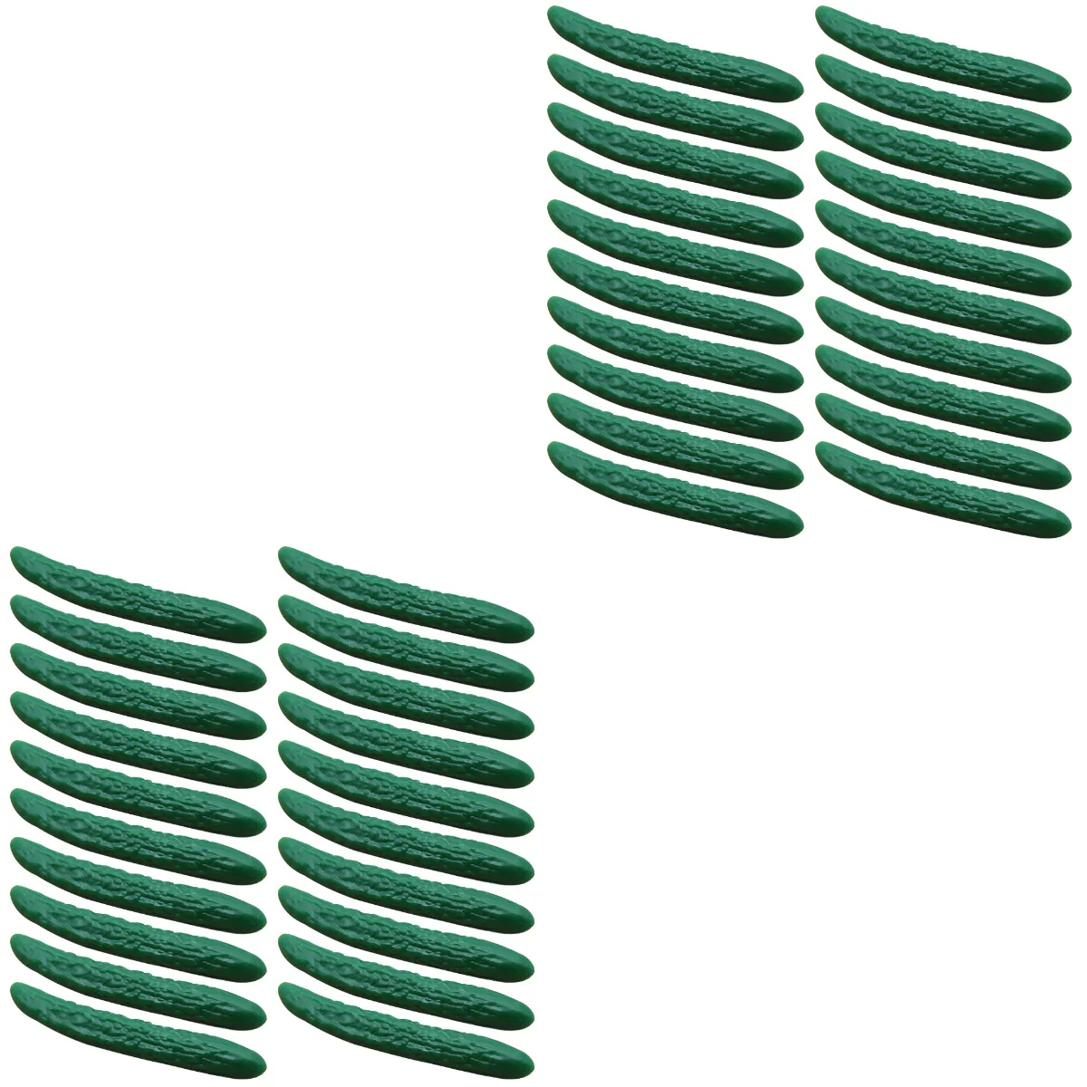 미니어처 인형 집 주방 소품, DIY 공예 장난감, 마이크로 조경 PVC 어린이 용품, 40 개, 36cm 