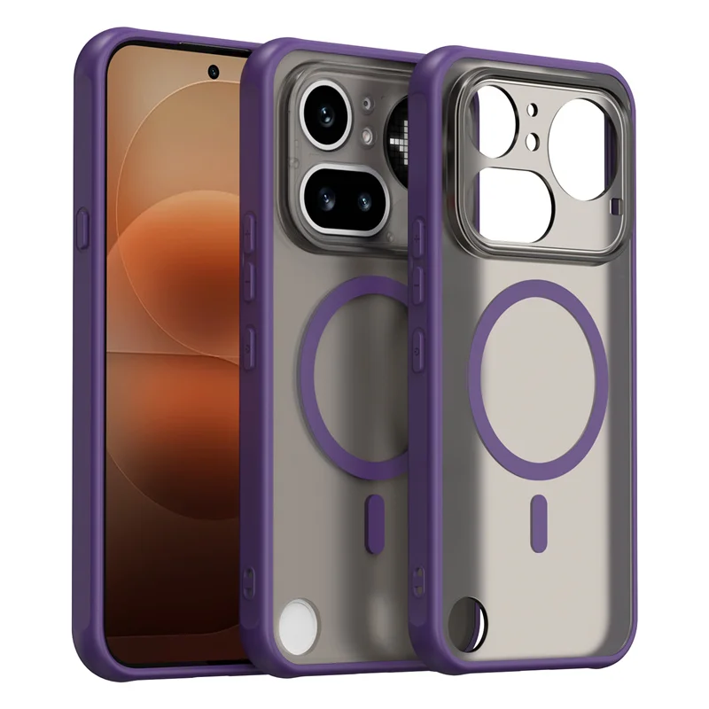 Magnetic Wireless Charging Frosted Matte Protective Case