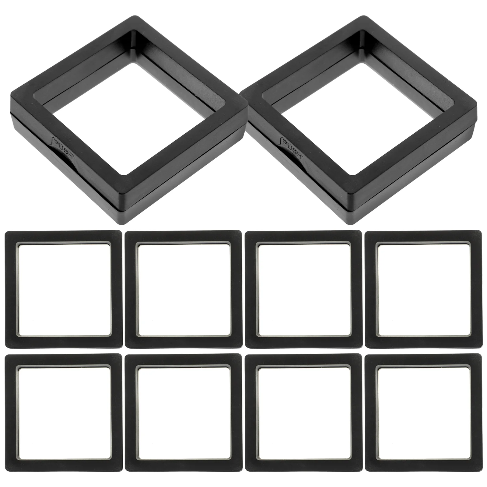 

10 Pcs Coins Jewelry Box Display Stand Rack Earrings Organizer Portable Holder Travel