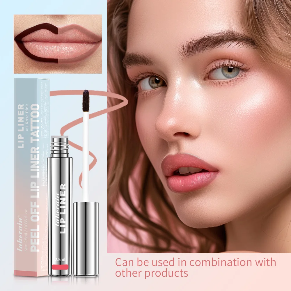 Lakerain Peel Off Lip Liner Tattoo Waterproof Long Lasting Matte Non-Stick Cup Lip Tint Sexy Red Contour Lips Make Up Cosmetics lip liner lip liner pencil lipliner pencil