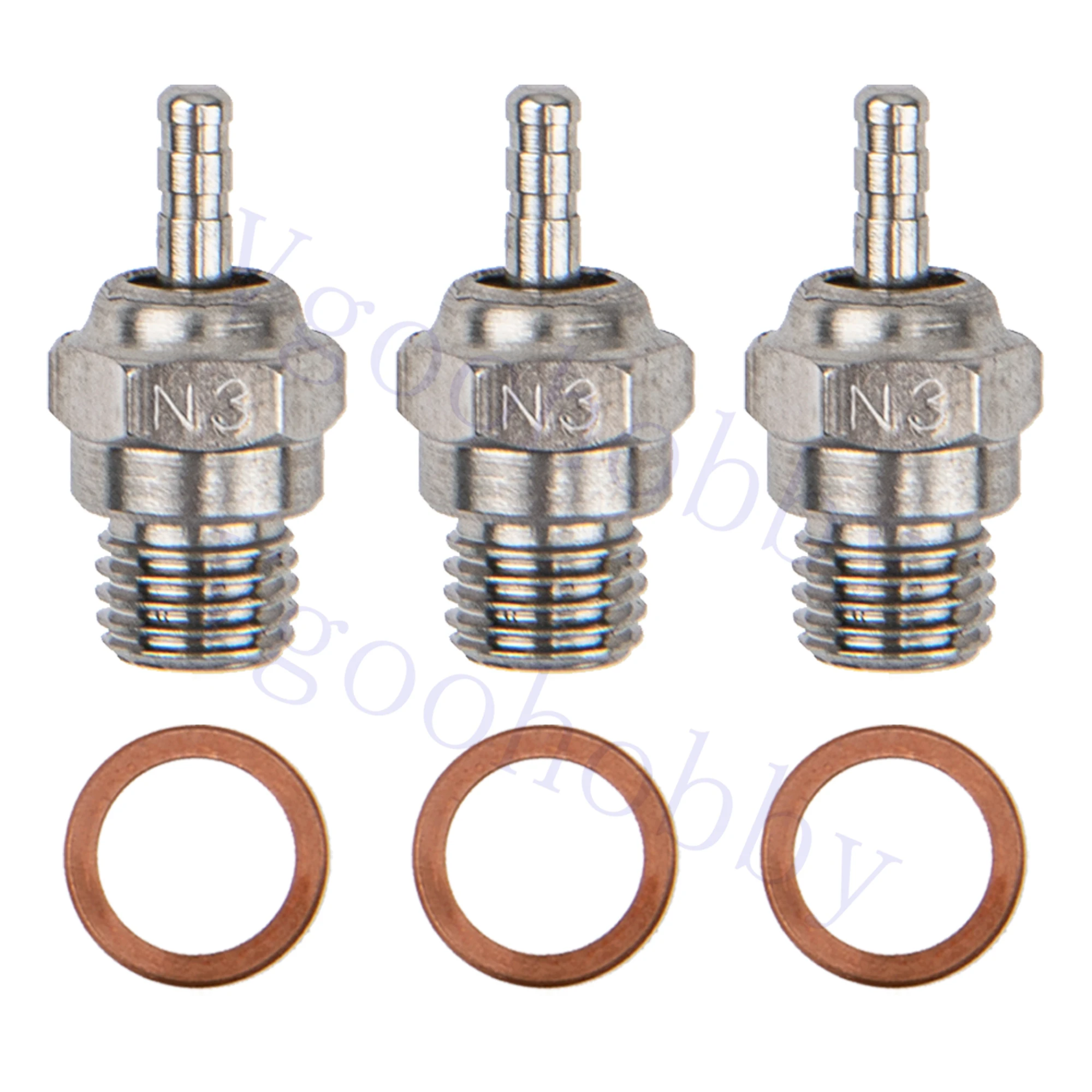 RCGlowPlug3N3MediumHotSparkNitroEngineParts70117forTraxxas