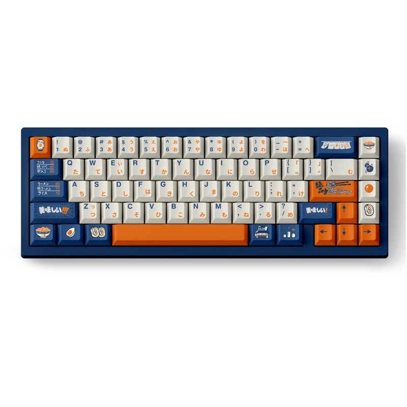 FBB 키캡 일본어 Yile Ramen 테마 PBT 체리 프로필 기계식 키보드 키캡 MX 스위치 크리 에이 티브 선물 1.7mm 두께