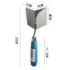 A Pair of Inner and Outer Corner Trowel Internal and External 90 Degree Sheetrock Stainless Steel Drywall Corner Trowel 6