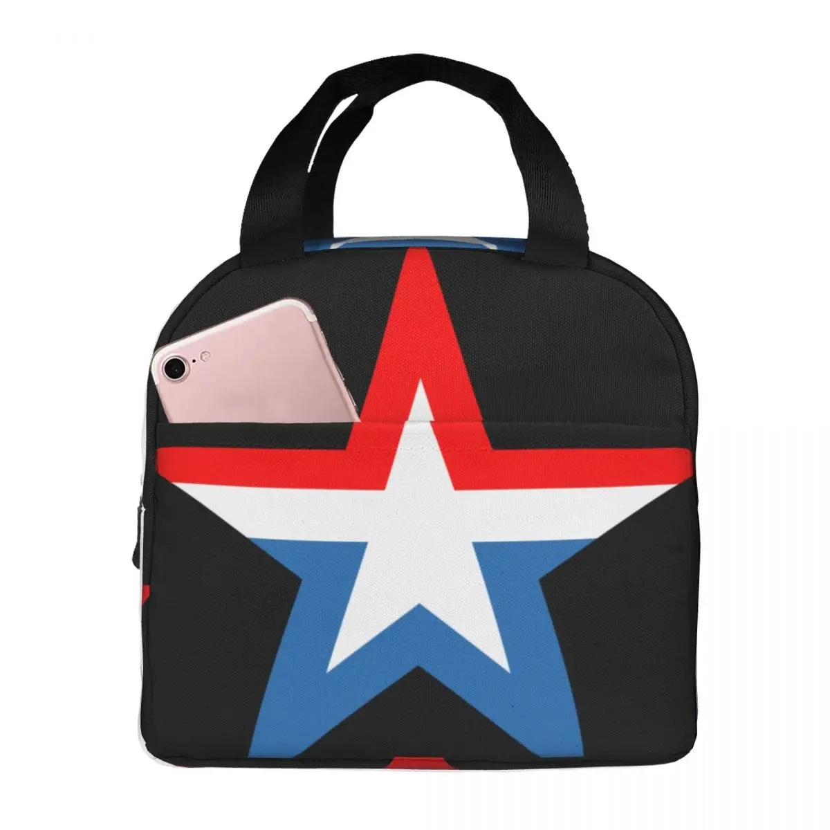 

Army Of Russia Lunch Bag Unisex Portable Cooler Thermal Insulated Lunch Box Picnic Storage Food Bento Box