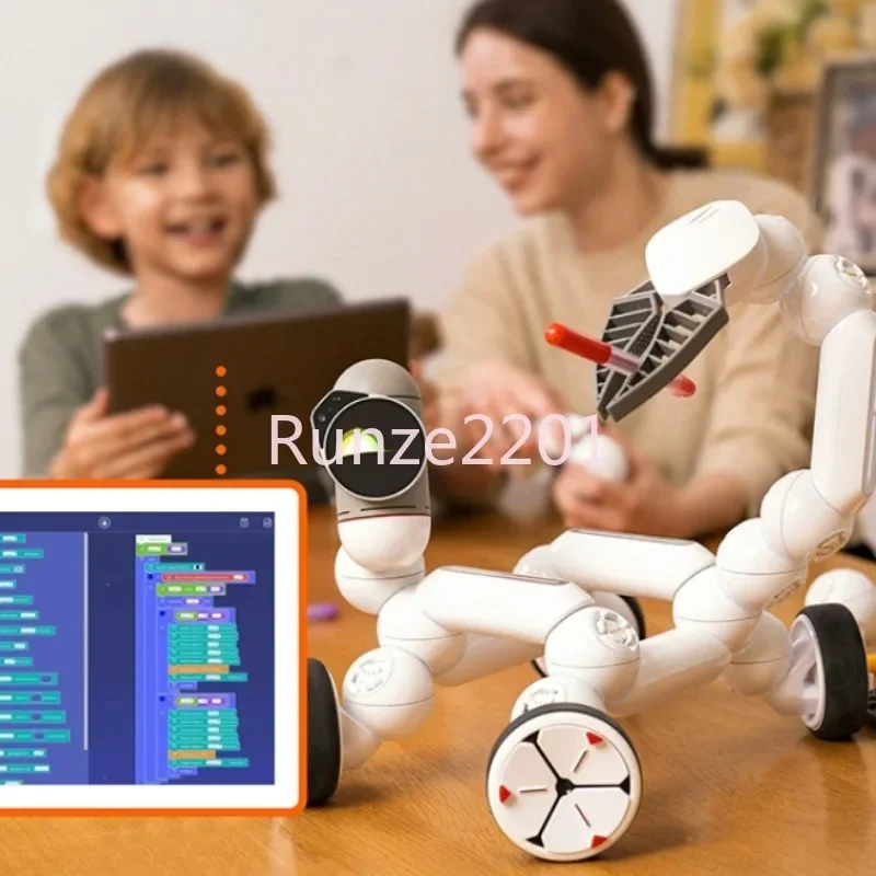 

Clicbot Intelligent Robot Programming Robot Toy Module Splicing Robot Dog Adult and Children Gift Advanced/Lucky Suit
