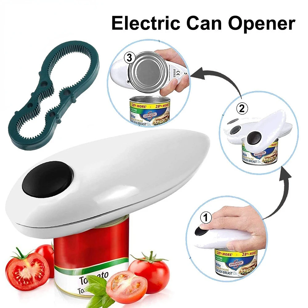 

Electric Can Opener Manual Can Opener Bottle Openers Kitchen Tools No Sharp Edges Handheld Jar Openers Kitchen Bar Tools