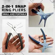 

2-in-1 Snap Ring Pliers Internal External Pliers Retaining Clips Multifunctional Snap Ring Circlip Pliers For Hand Tool
