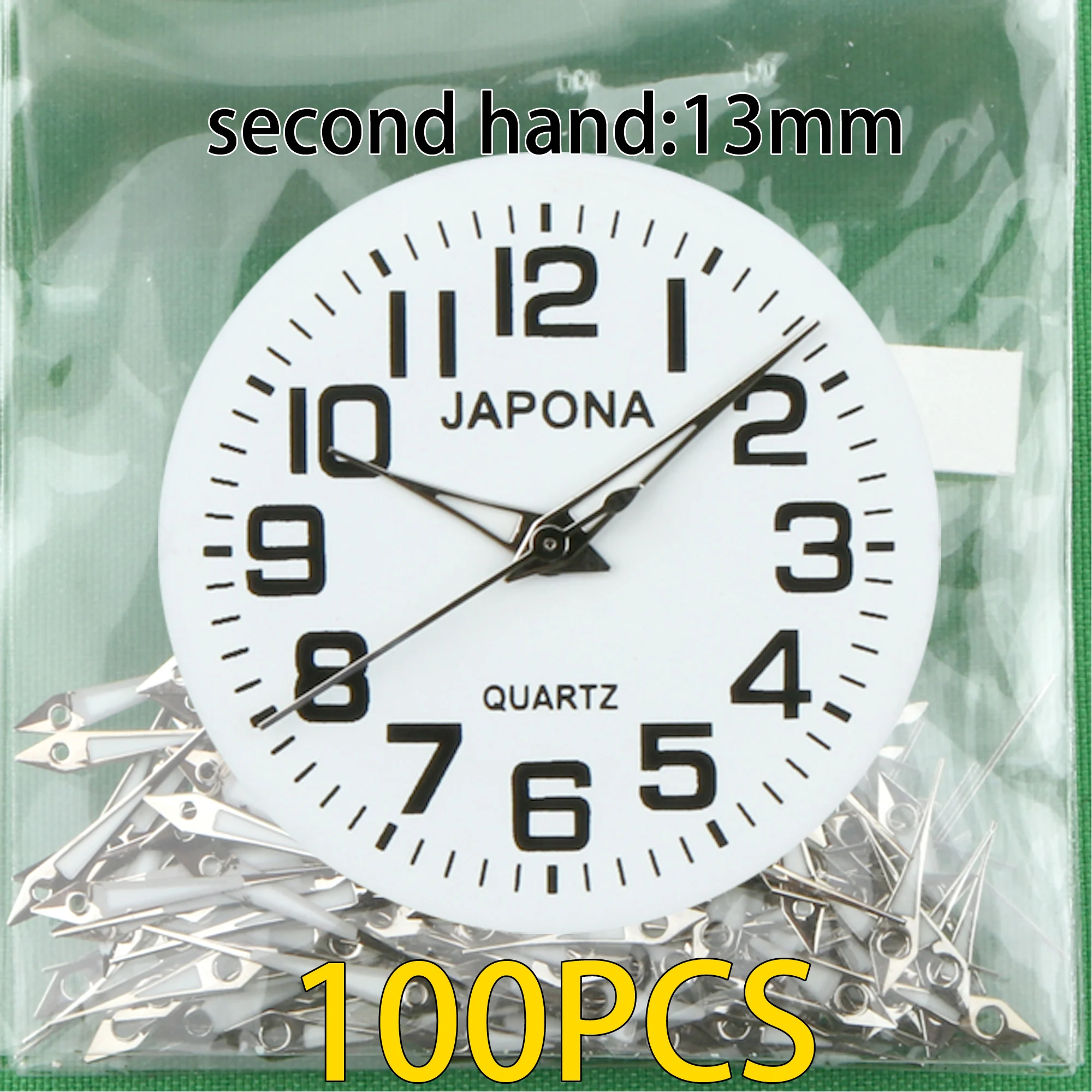 Elegant Silvery Rose Gold Watch Hands - 13mm