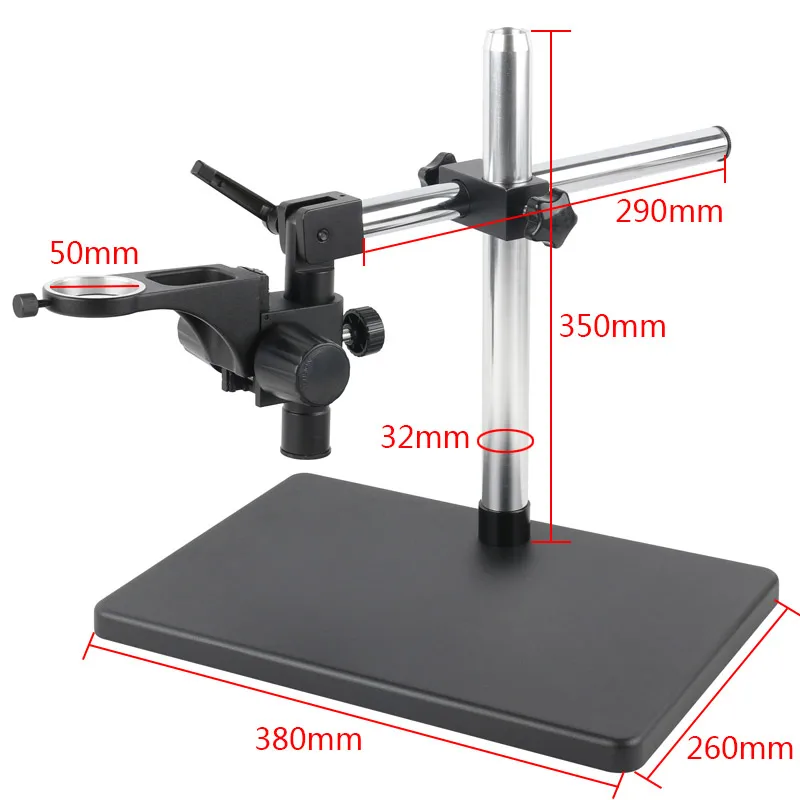 Industrial Lab 32mm Video Microscope Adjustable Stand Holder Support