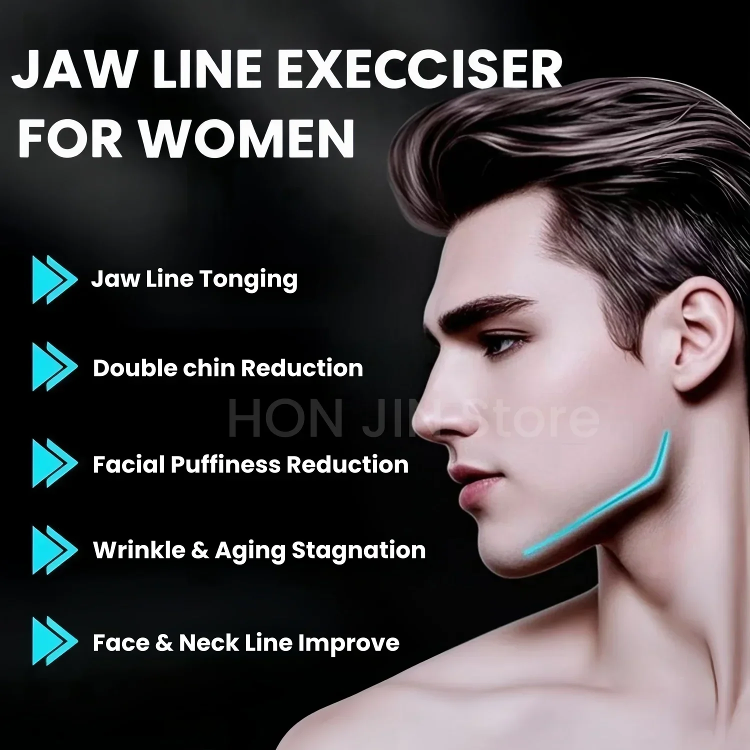 6pcs/Box (40+50+60LBS) Silicone Jaw Line Exerciser Ball Jaw Line Trainer Face Facial Muscle Trainer Chew Ball Training