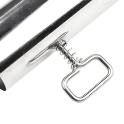 Wood Stove Pipe Flue Furnace Fireplace Chimney Woodstove Anti-scalding Tube Outdoor Teepee Stove Tubes 60mm Exhaust Pipe