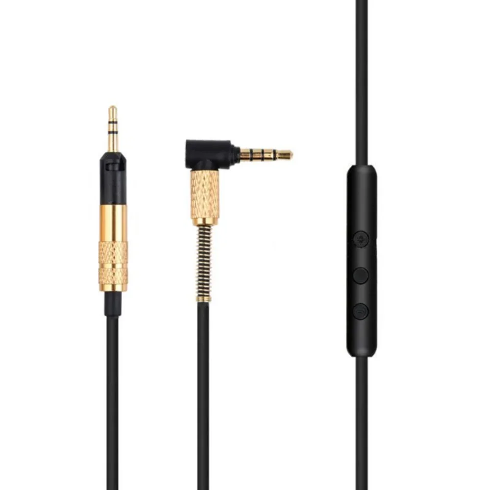 OFC Replacement Aux Spring Cable Extension Cord for KRK KNS 6400 6402 8400 8402 On-Ear Closed Back Circumaural Headphones