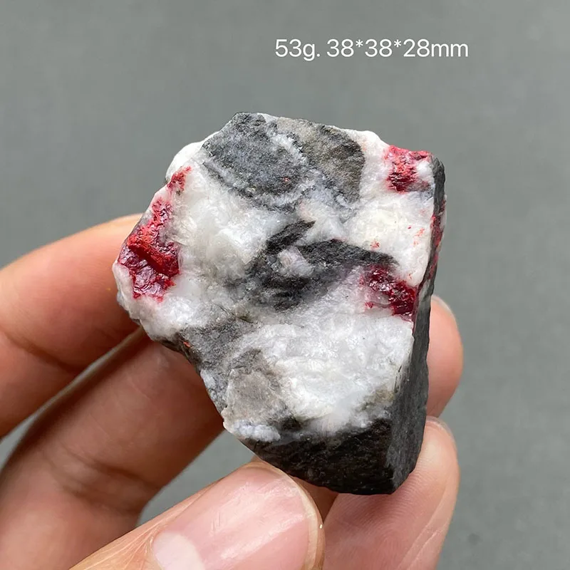 100% natural cinnabar original stone mineral specimen healing crystal teaching specimen collection
