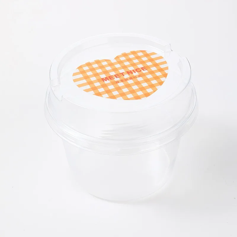 10/50pcs Disposable Mousse Cups Cake With Lid Clear Plastic Boxes Ice-Cream Dessert Picnic Pudding Jelly Dessert Yogurt Cups dessert cups plastic dessert cups