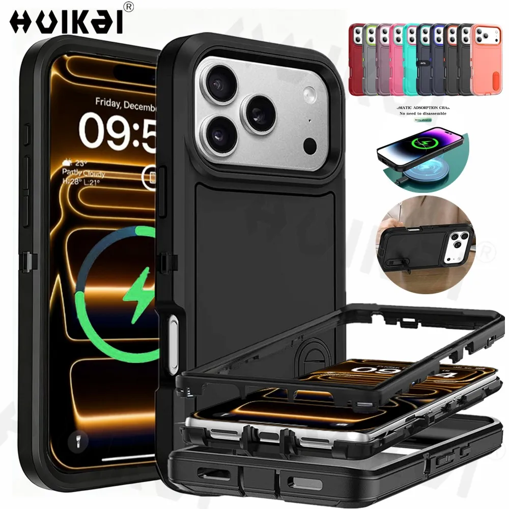 Heavy Duty Shock Absorption Full Body Protective Silicone Rubber Phone Case