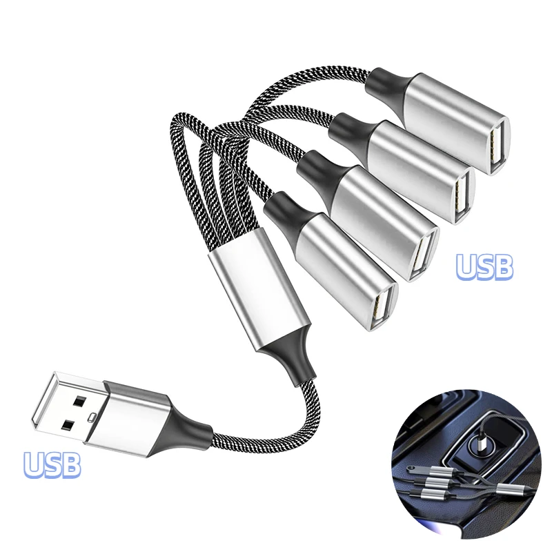 Multi USB Hub Extensions 2/3/4 Port Hub USB Splitter Fast Data ...