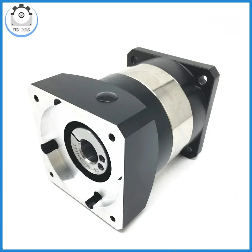 Planetary Gearbox 7 Arcmin 80/90mm Flange 750W Servo Motors Spur Gear Reducer 12.7/14/16/19mm Input Speed Ratio 3:1-100:1