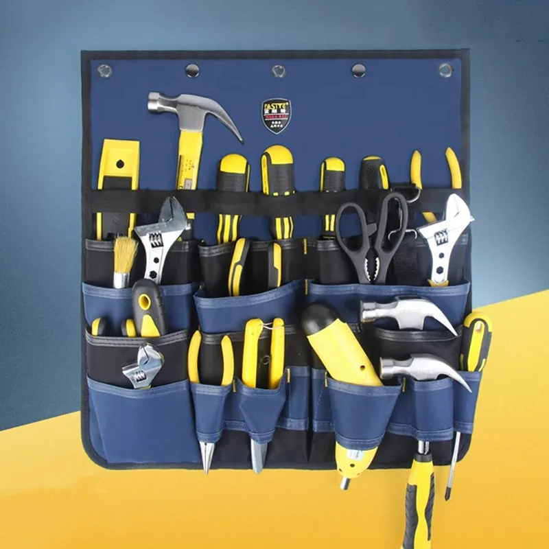 ToolBagSmallWallHangingToolKitMultifunctionalToolHangingRoll