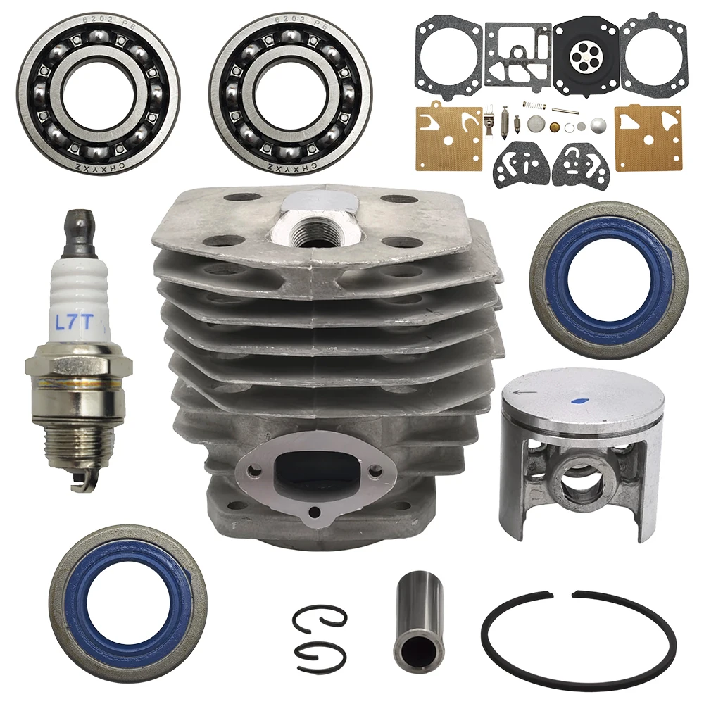 Kit Cilindro Pistone Per Motosega Husqvarna 154 154XP 254 254XP, Ricambio Originale Con Guarnizioni - 5