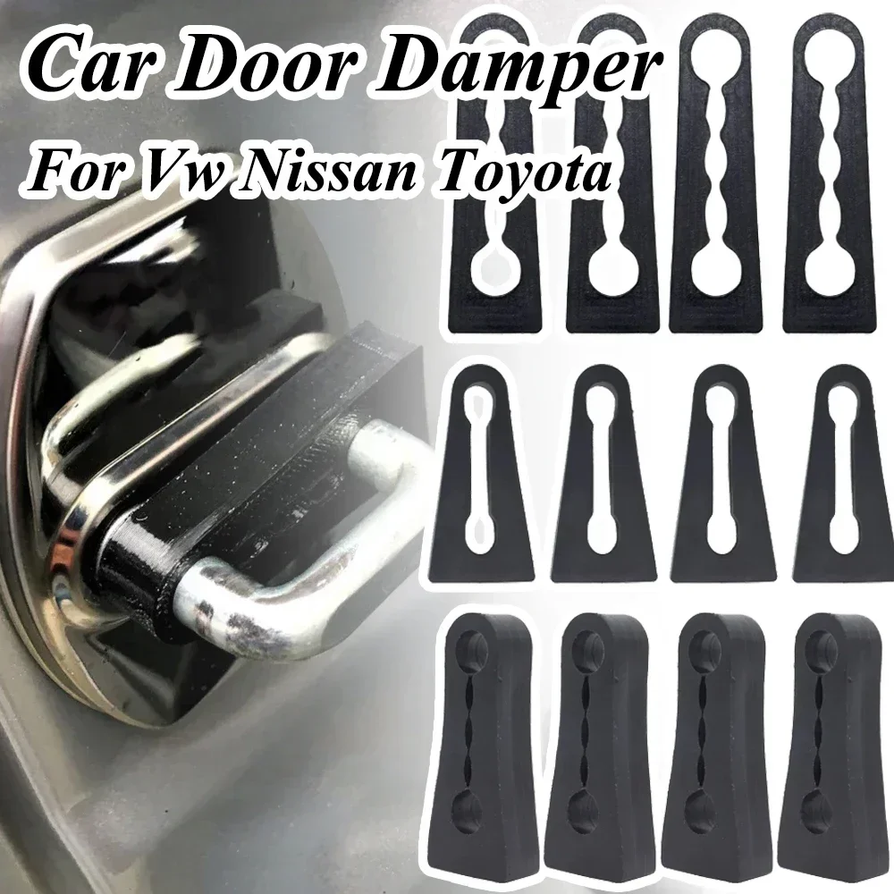 Car Door Lock Damper 4PC Universal Shock-Absorbing Damping Protector Audi BMW VW Seat Skoda JAC 2004 &ndash;