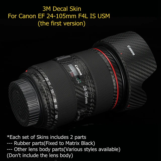 For Canon EF 24-105 F4L Decal Skin Vinyl Wrap Film Camera Lens Body  Protective Sticker Protector Coat 24-105mm F4 F/4 L IS USM