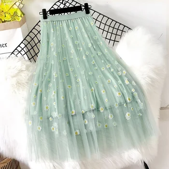 Skirts Women Tender Sweet Korean Style 1