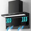 7-shape 900mm Range Hood  Smart Smoke Extractor Hood Cooker Chimney Exhaust Range Hood  for Kitchen 5