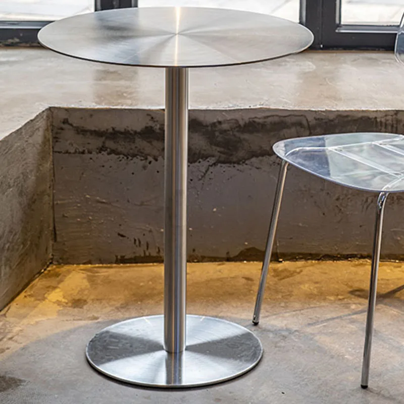 Round Modern Coffee Tables Design Minimalist Glamour Metal Small Coffee Corner Tables Balcony wooden Home Furniture mobile