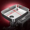 STX Turboforce II "Platinum" w/Foot Pedal Heavy Duty Electric Meat Grinder & Sausage Stuffer: 6 Grinding Plates, 3 S/S Blades 5